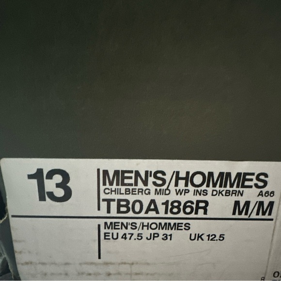 TIMBERLAND CHILBERG MID TB0A186R Men’s Winter Boots Sized 13 - Picture 6 of 6